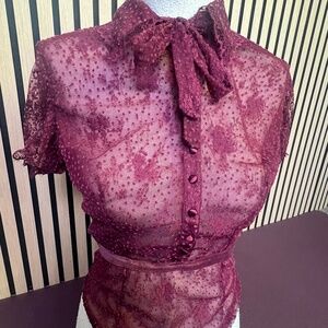 VICTORIA’S SECRET LEOTARD/DRESS-UP LINGERIE LACE!